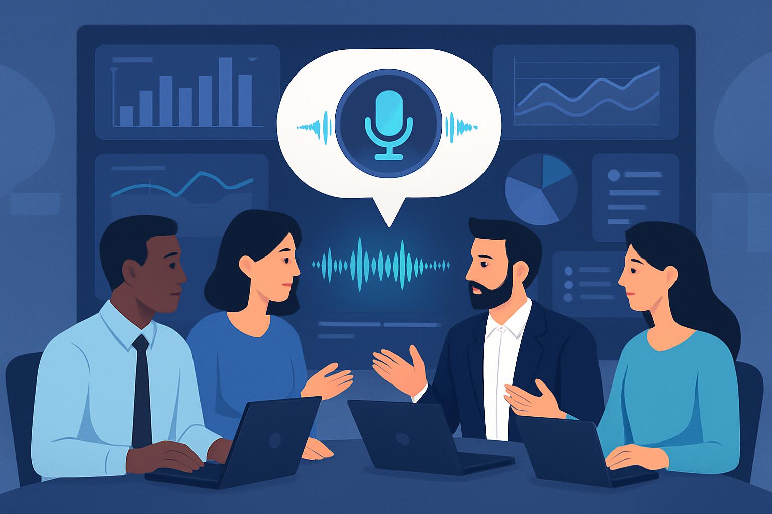 Come migliorare la collaborazione tra team con dashboard vocali interattive
