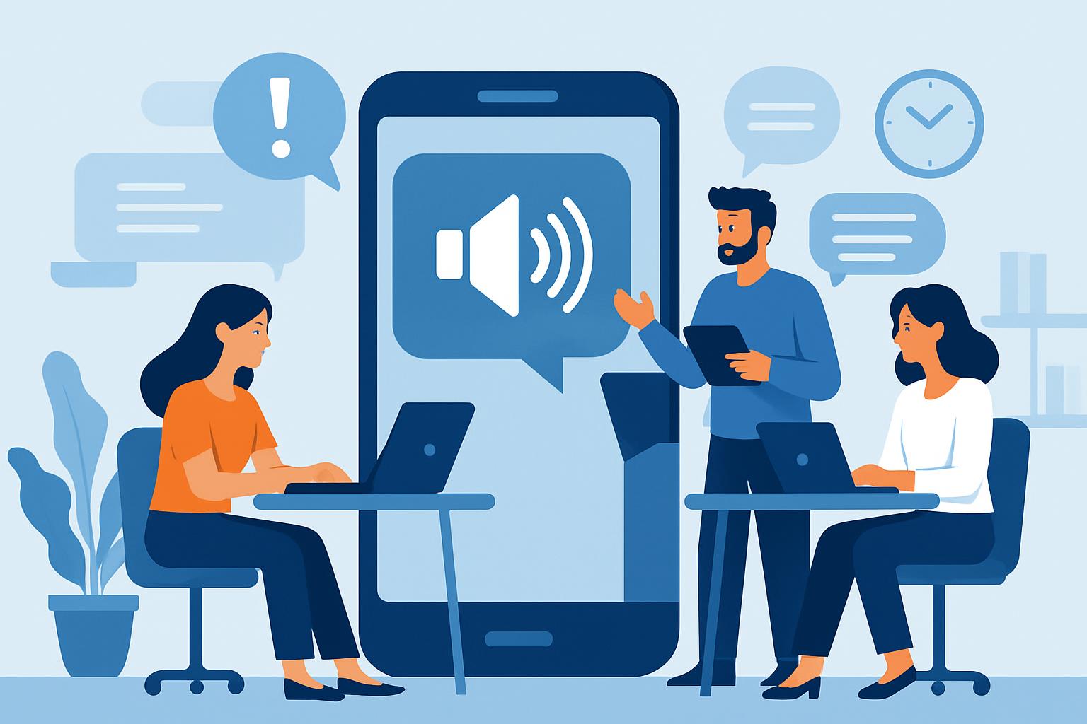 Come ridurre i tempi di risposta interna con notifiche vocali automatizzate