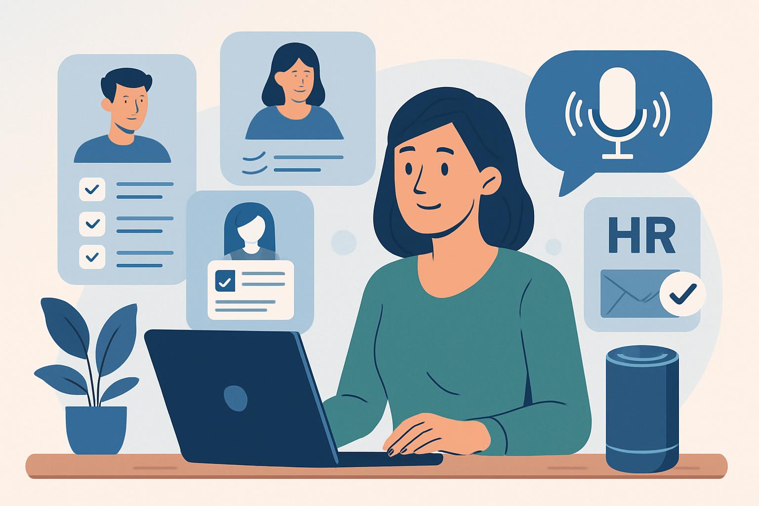 Ottimizzare la produttività aziendale con agenti vocali AI integrati nei processi HR